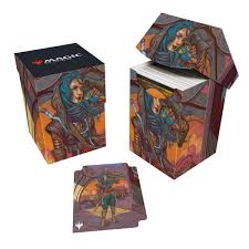 MTG Aetherdrift 100+ Deck Box Borderless Racer featuring Sita Varma, Masked Racer