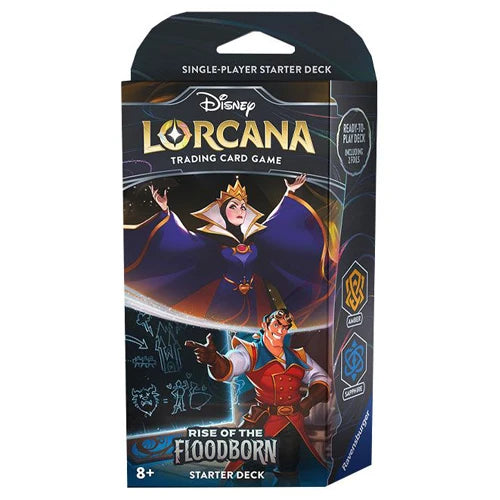 Disney Lorcana: Rise of the Floodborn - Starter Deck - The Queen and Gaston