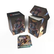 MTG Outlaws of Thunder Junction 100+ Deck Box featuring Stella Lee, Wild Card