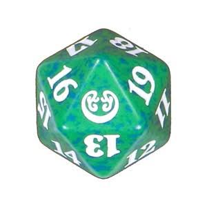 Magic Kaladesh Spindown Dice - Green